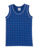 A Blue Sleeveless Tops from Petit Bateau in size 12Y for boy. (Front View)
