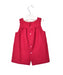 A Pink Sleeveless Dresses from Bonpoint in size 6-12M for girl. (Back View)