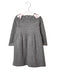 A Grey Long Sleeve Dresses from Il Gufo in size 6-12M for girl. (Front View)