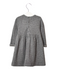 A Grey Long Sleeve Dresses from Il Gufo in size 6-12M for girl. (Back View)