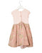 A Pink Short Sleeve Dresses from Monnalisa in size 3T for girl. (Back View)