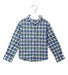 A Blue Shirts from I Pinco Pallino in size 2T for boy. (Front View)