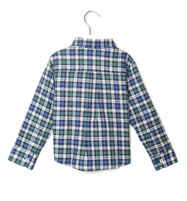 A Blue Shirts from I Pinco Pallino in size 2T for boy. (Back View)