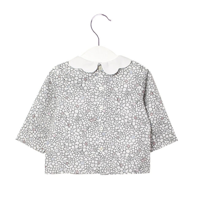 A Multicolour Long Sleeve Tops from Jacadi in size 3-6M for girl. (Back View)