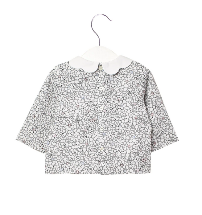 A Multicolour Long Sleeve Tops from Jacadi in size 3-6M for girl. (Back View)