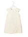 A White Short Sleeve Dresses from I Pinco Pallino in size 4T for girl. (Front View)
