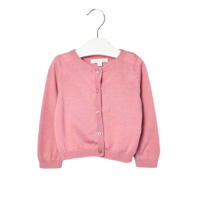 A Pink Cardigans from Marie Chantal in size 6-12M for girl. (Front View)