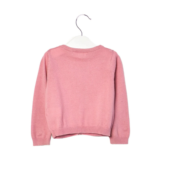 A Pink Cardigans from Marie Chantal in size 6-12M for girl. (Back View)