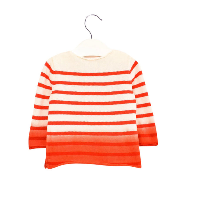 A Red Knit Sweaters from Bonpoint in size 6-12M for girl. (Back View)