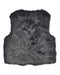 A Black Dress Up Vests from CdeC in size 6T for girl. (Back View)