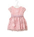 A Pink Short Sleeve Dresses from Harrods in size 6-12M for girl. (Front View)