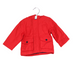 A Red Lightweight Jackets from Jacadi in size 12-18M for girl. (Front View)