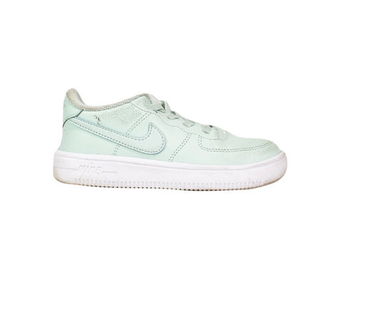 A Green Sneakers from Nike in size 4T for girl. (Front View)