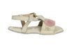 A Grey Sandals from Bonpoint in size 0-3M for girl. (Front View)