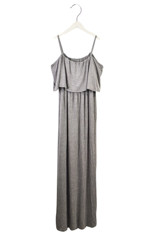 A Grey Sleeveless Dresses from Seraphine in size S for maternity. (Front View)