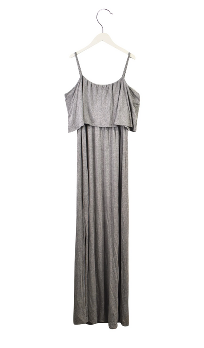 A Grey Sleeveless Dresses from Seraphine in size S for maternity. (Back View)
