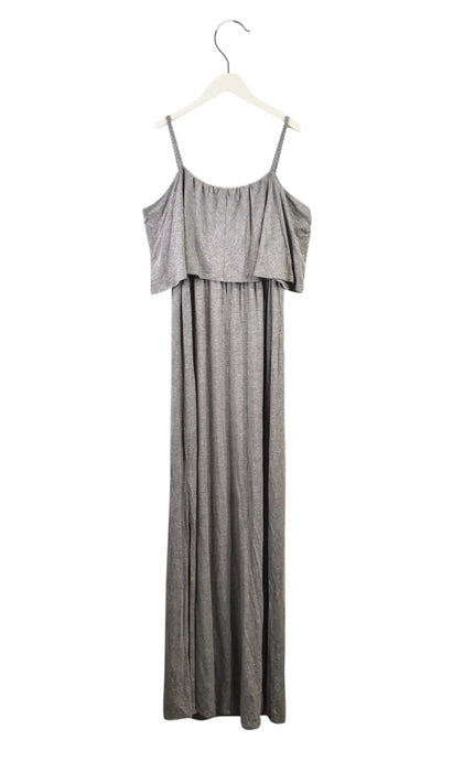 A Grey Sleeveless Dresses from Seraphine in size S for maternity. (Back View)