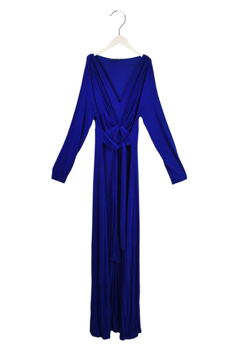 A Blue Long Sleeve Dresses from Pietro Brunelli in size M for maternity. (Front View)