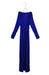 A Blue Long Sleeve Dresses from Pietro Brunelli in size M for maternity. (Front View)