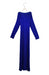 A Blue Long Sleeve Dresses from Pietro Brunelli in size M for maternity. (Back View)