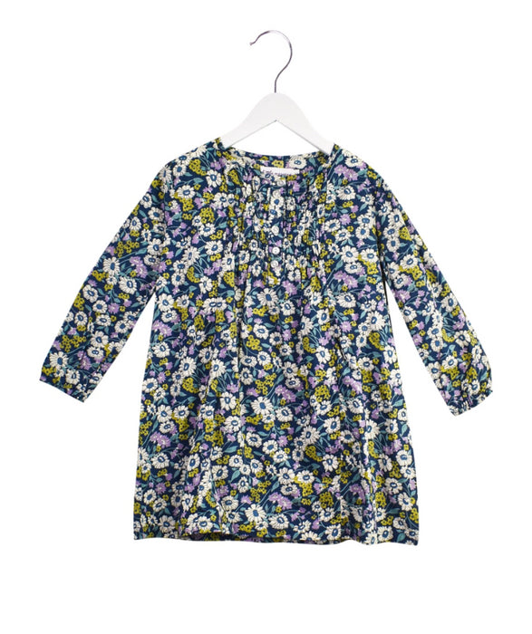 A Multicolour Long Sleeve Dresses from Little Mercerie in size 2T for girl. (Front View)
