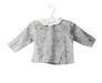 A White Long Sleeve Tops from Jacadi in size 3-6M for girl. (Front View)