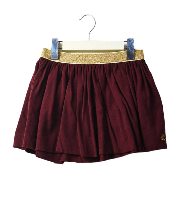 A Red Short Skirts from Petit Bateau in size 3T for girl. (Front View)