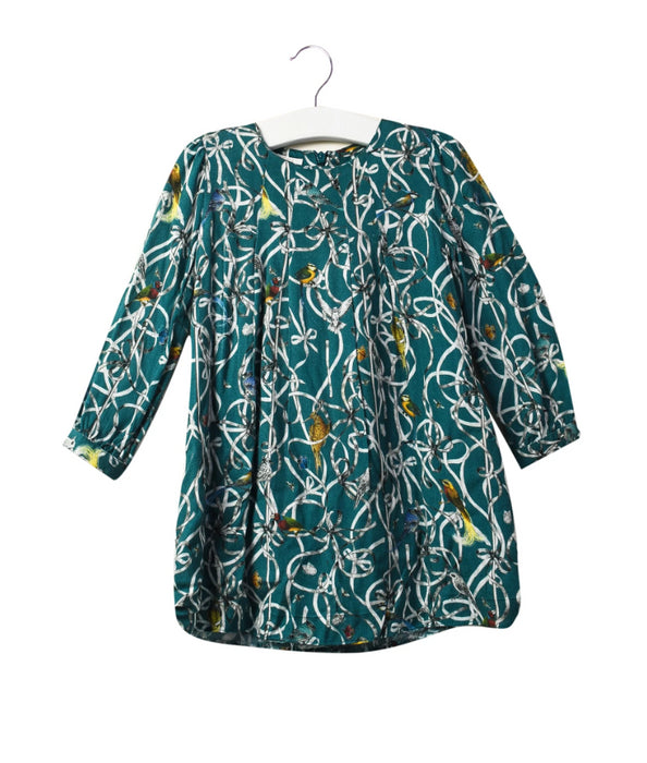 A Grey Long Sleeve Dresses from Gucci in size 12-18M for girl. (Front View)