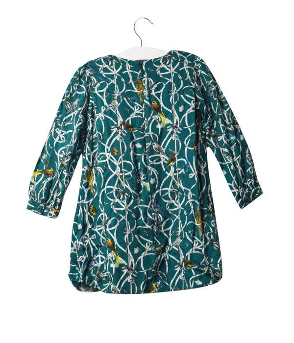 A Grey Long Sleeve Dresses from Gucci in size 12-18M for girl. (Back View)