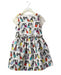 A Multicolour Short Sleeve Dresses from Simonetta in size 6T for girl. (Front View)