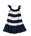 A White Sleeveless Dresses from Ralph Lauren in size 3-6M for girl. (Back View)