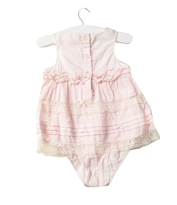 A Pink Bodysuits from Nicholas & Bears in size 3-6M for girl. (Back View)
