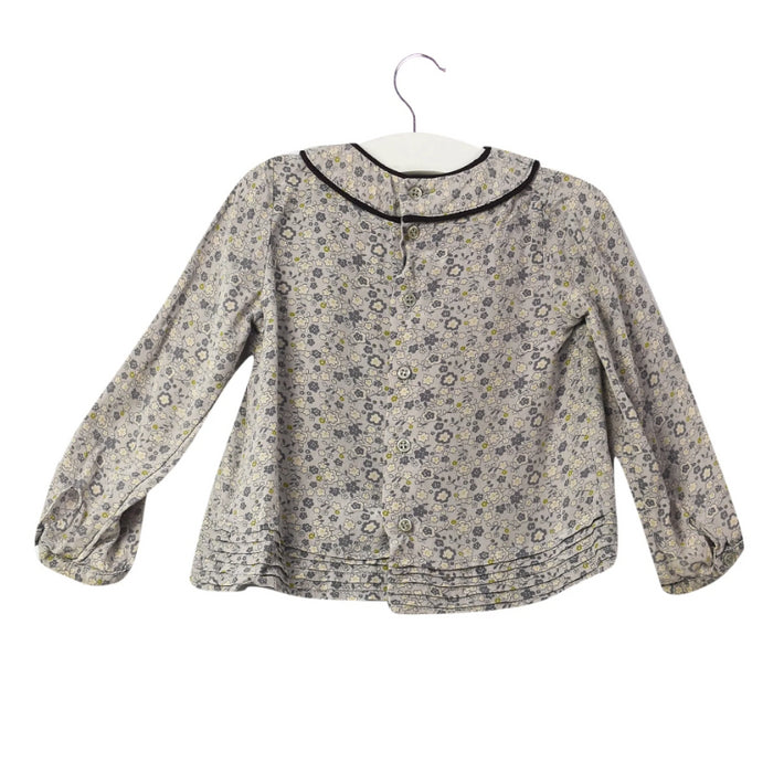 A Grey Long Sleeve Tops from Marie Chantal in size 18-24M for girl. (Back View)