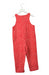 A Red Long Overalls from Rachel Riley in size 2T for girl. (Back View)