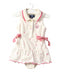 A White Sleeveless Dresses from Nicholas & Bears in size 6-12M for girl. (Front View)