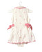 A White Sleeveless Dresses from Nicholas & Bears in size 6-12M for girl. (Back View)
