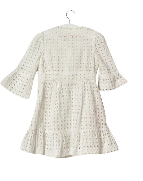 A White Long Sleeve Dresses from Nicholas & Bears in size 6-12M for girl. (Back View)