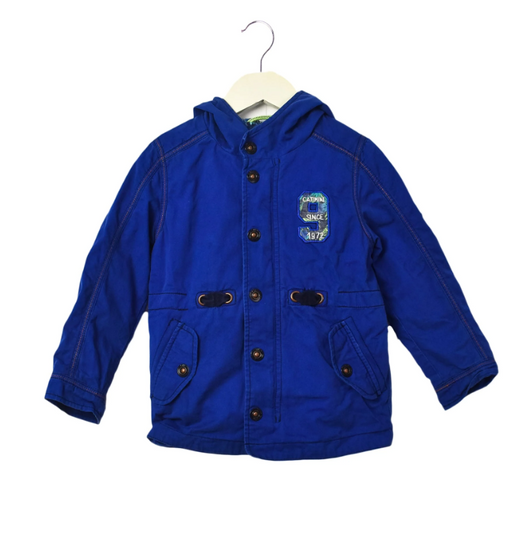 A Blue Lightweight Jackets from Catimini in size 3T for boy. (Front View)