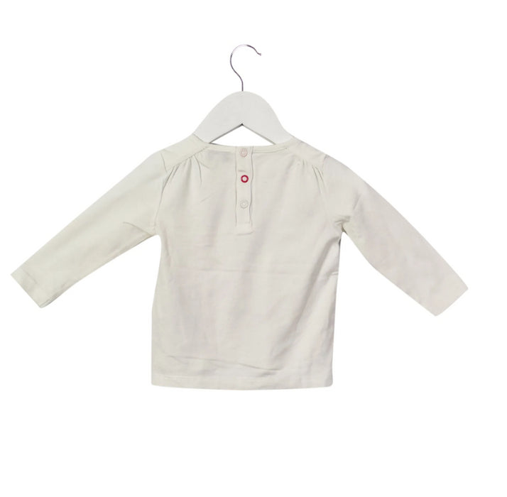 A White Long Sleeve Tops from Paul Smith in size 6-12M for girl. (Back View)