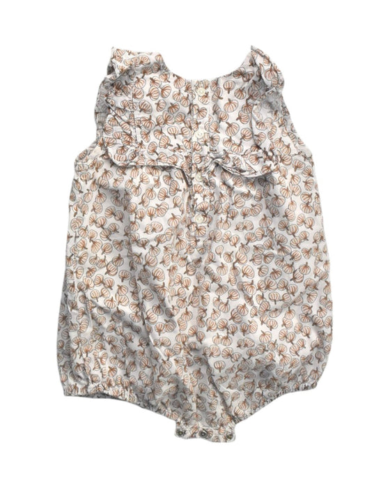 A Multicolour Sleeveless Rompers from Happyology in size 6-12M for girl. (Back View)