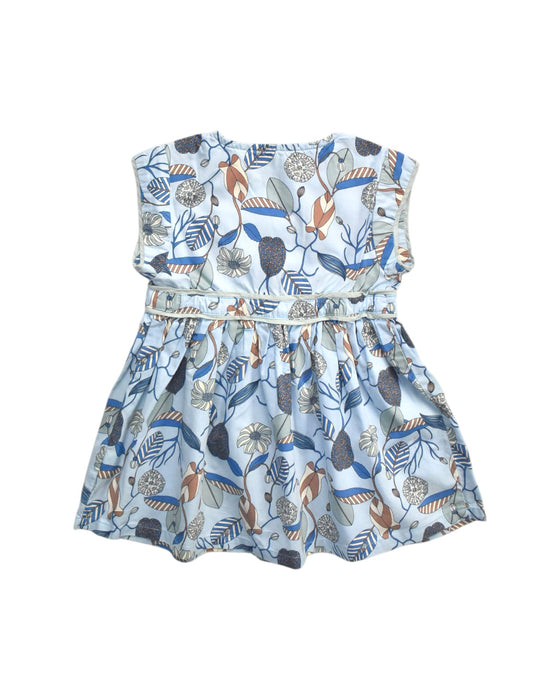 A Multicolour Sleeveless Dresses from Gingersnaps in size 2T for girl. (Back View)