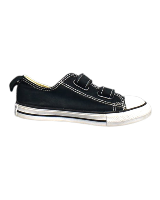 A Black Sneakers from Converse in size 3T for neutral. (Front View)