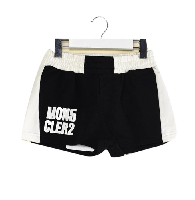 A Black Shorts from Moncler in size 4T for boy. (Front View)