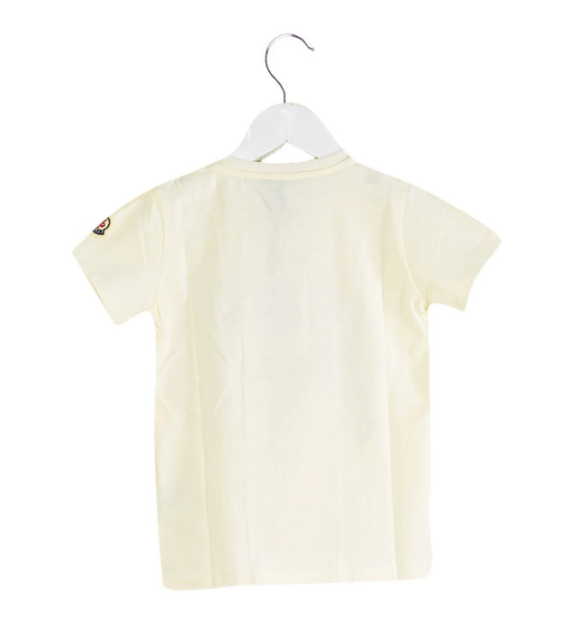 A White Short Sleeve T Shirts from Moncler in size 6-12M for boy. (Back View)