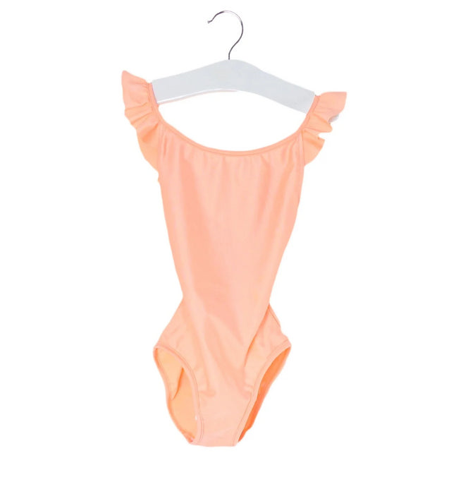A Orange Swimsuits from Bonpoint in size 4T for girl. (Front View)