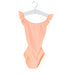 A Orange Swimsuits from Bonpoint in size 4T for girl. (Front View)