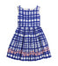 A Blue Sleeveless Dresses from Bonpoint in size 10Y for girl. (Front View)