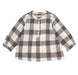 A Brown Long Sleeve Shirts from Bensimon Bonpoint in size 6-12M for boy. (Front View)