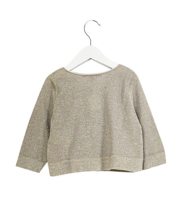 A Silver Cardigans from Bonpoint in size 6T for girl. (Back View)
