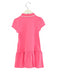 A Pink Short Sleeve Dresses from Petit Bateau in size 4T for girl. (Back View)